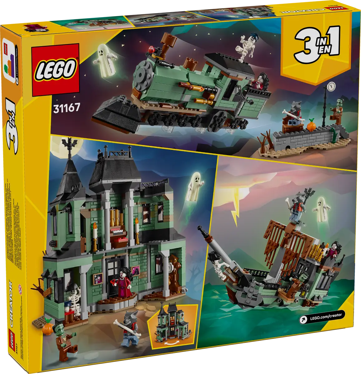 LEGO 3 IN 1 CREATOR - Haunted Mansion - 31167
