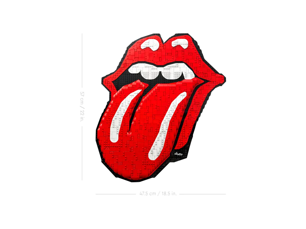LEGO - The Rolling Stones - Art - (Tongue) - 31206