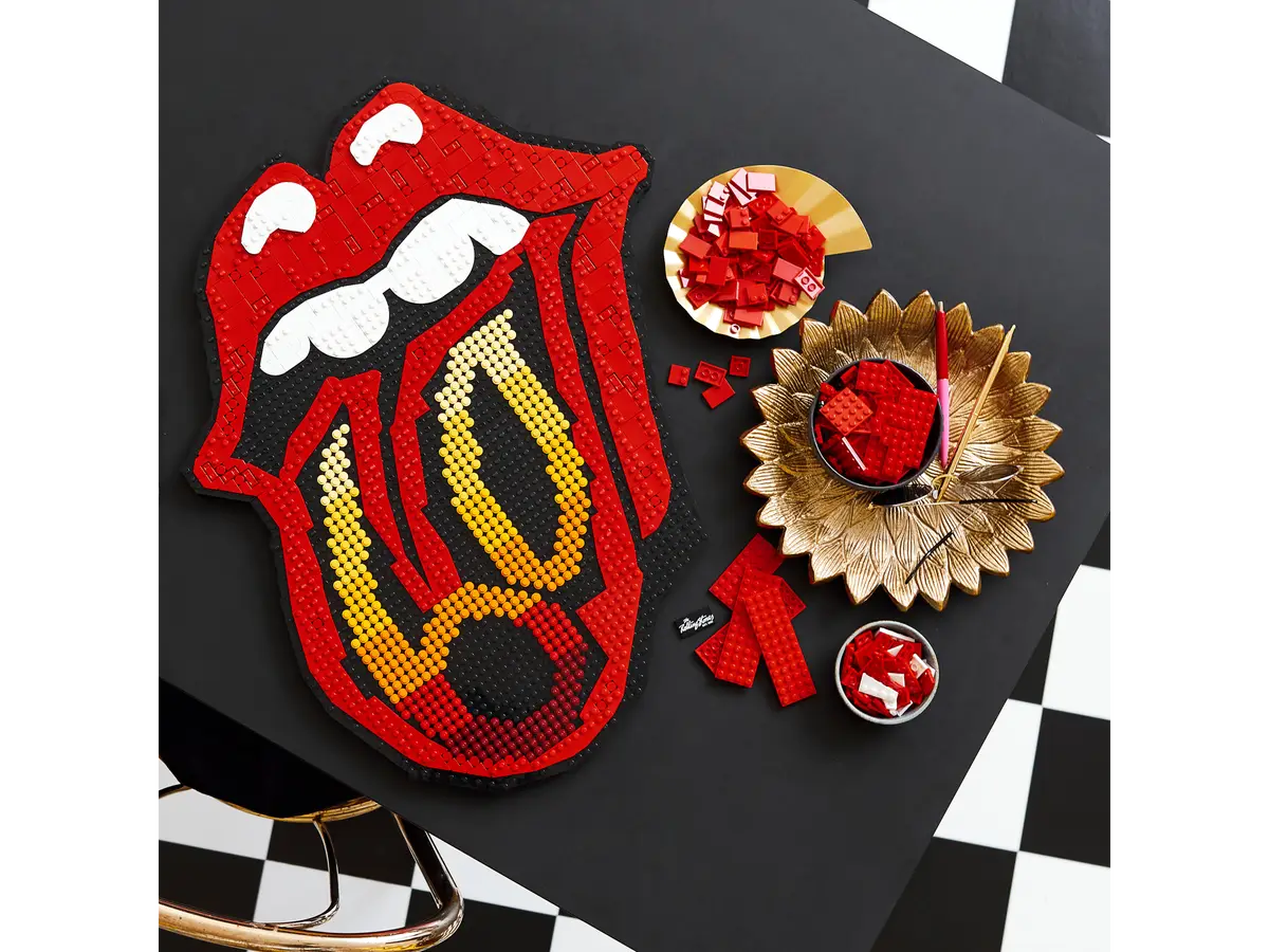 LEGO - The Rolling Stones - Art - (Tongue) - 31206