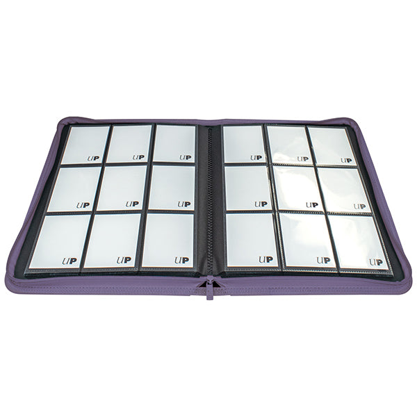 Binder: PRO 9-Pocket Zippered Vivid- Purple
