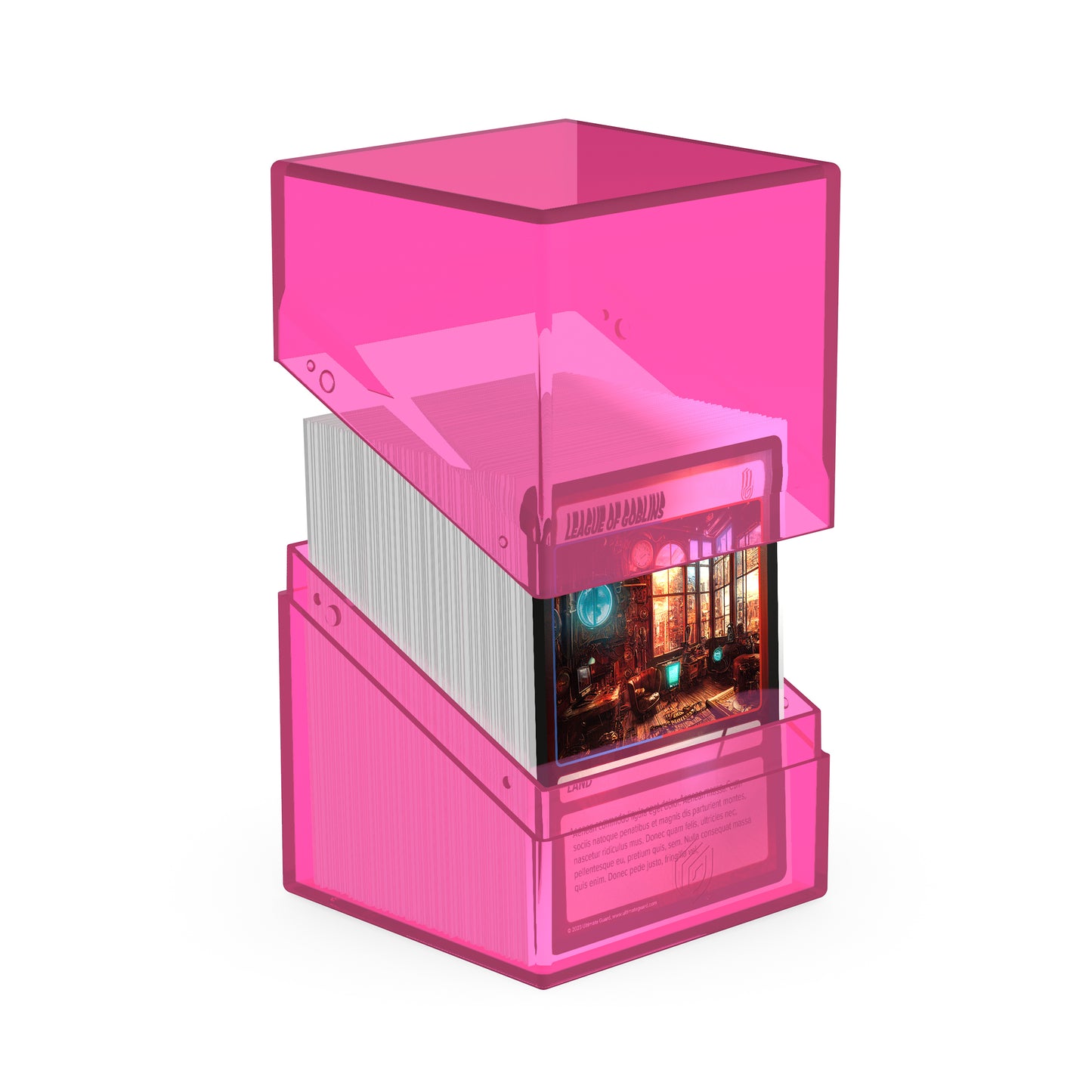 Deck Case: Boulder 100+ Standard Size- Clear Rhodonite