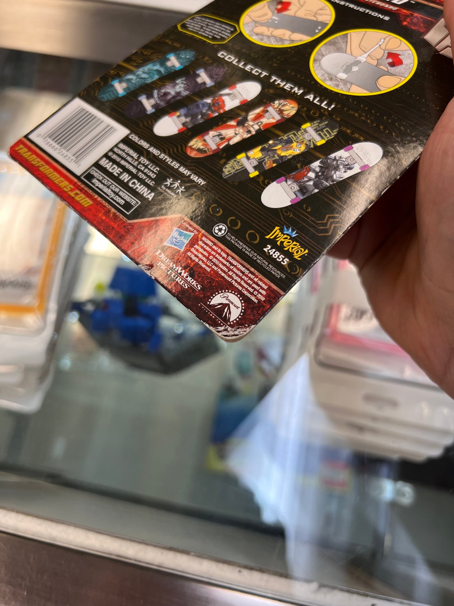 Transformers Optimus Prime Fingerboard - Imperial Toy #24855 SEE PHOTO