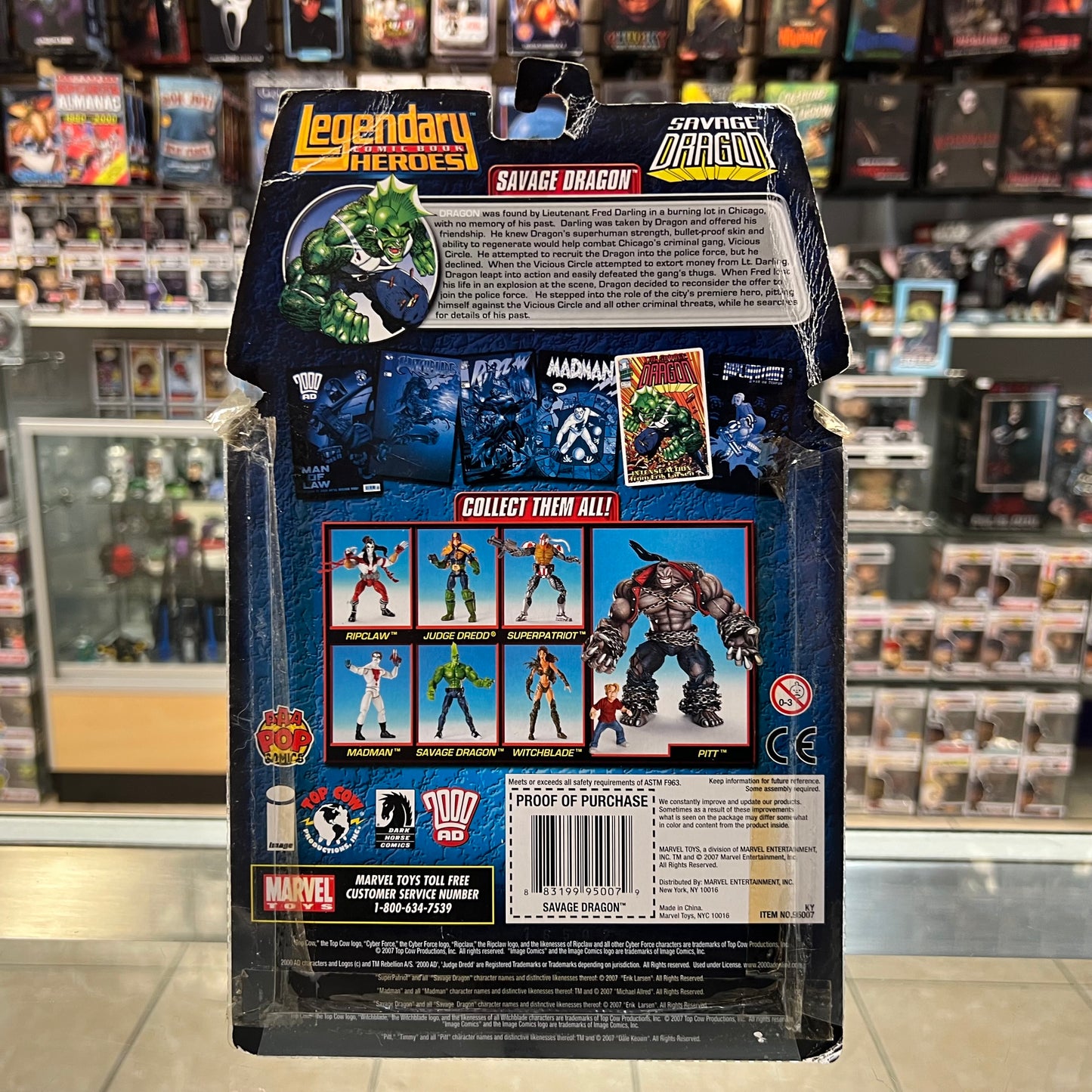 Legendary Comic Book Heroes - Savage Dragon - Pitt Series (2007) - Action Figure