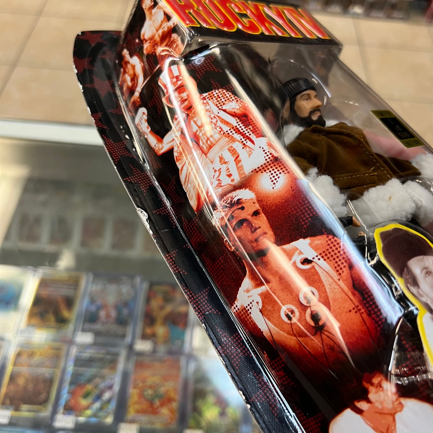 Rocky IV Movie Rocky Balboa Training Gear - 1 of 500 Flocked Beard Jakks Pacific Toys (2007)