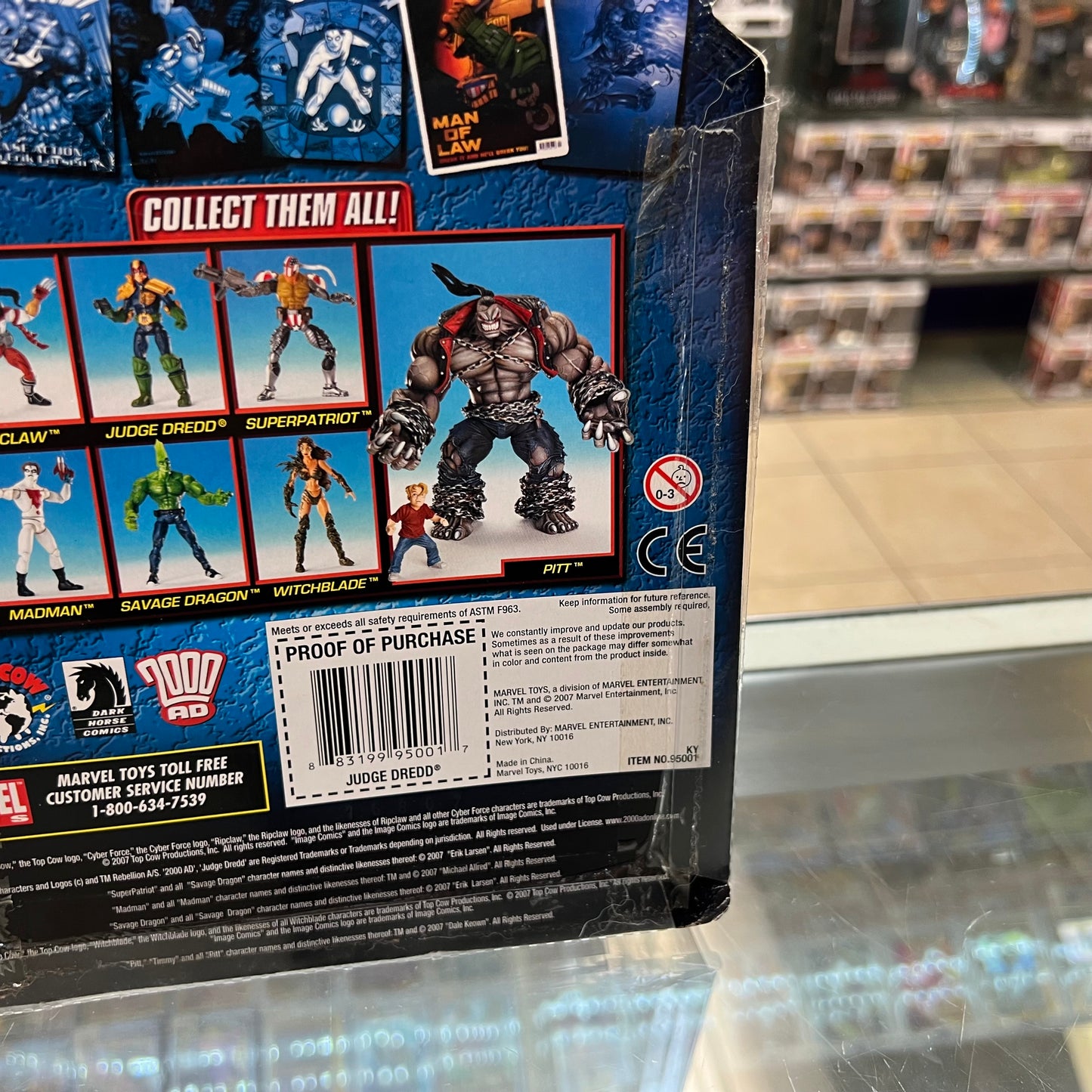 Legendary Comic Book Heroes - Judge Dredd - Pitt Series (2007) - Action Figure