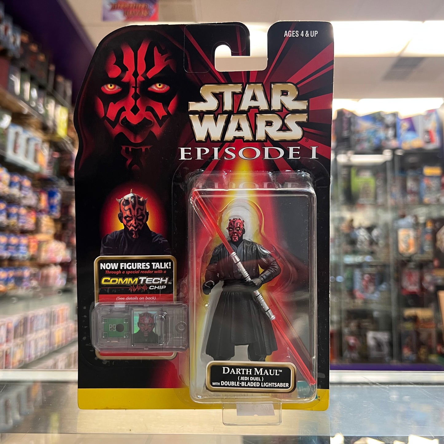 Star Wars Episode 1 - Darth Maul (Jedi Duel) Action Figure CommTech