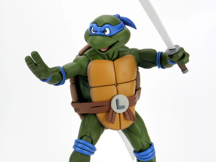NECA - Teenage Mutant Ninja Turtles - (Animated Series) - Leonardo - 1/4 Scale Figure