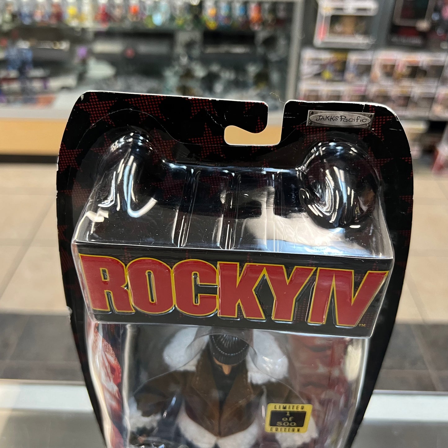 Rocky IV Movie Rocky Balboa Training Gear - 1 of 500 Flocked Beard Jakks Pacific Toys (2007)