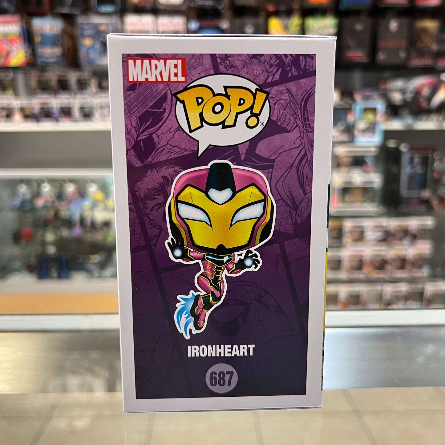 Funko Pop! Marvel - Ironheart - Glow Chase Exclusive - 687