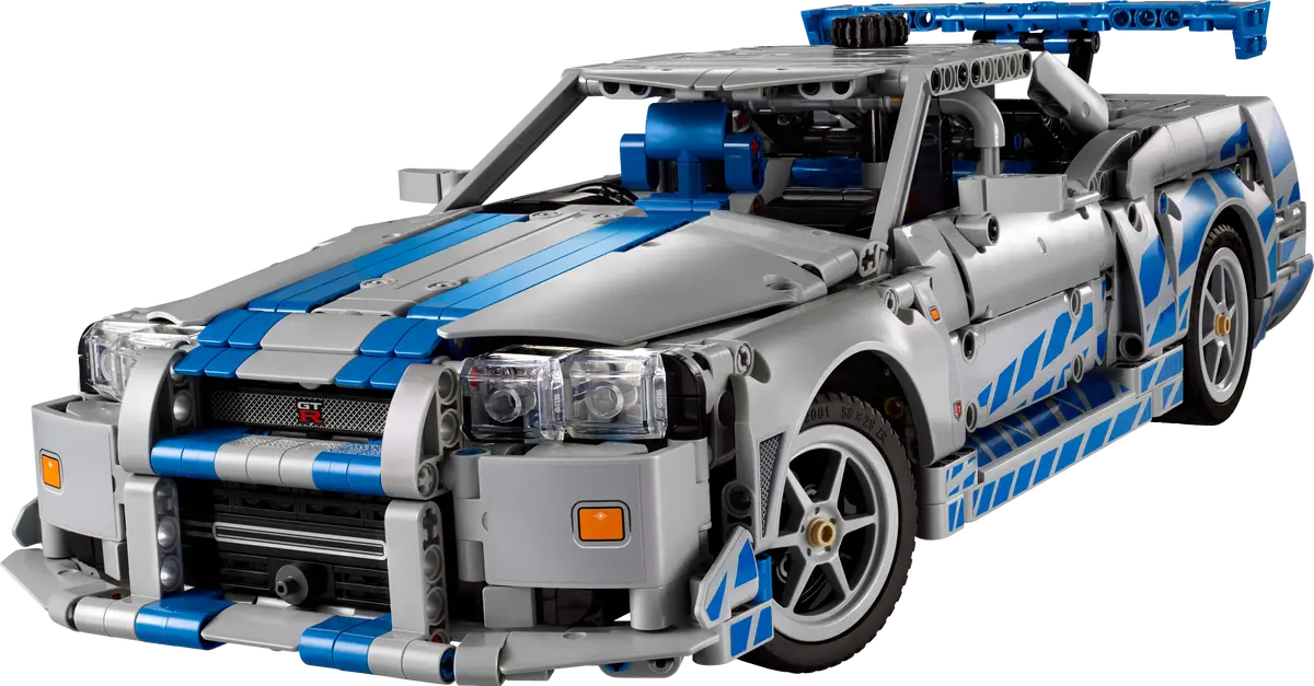 LEGO TECHNIC - 2 Fast 2 Furious Nissan Skyline GT-R (R34) Car - 42210