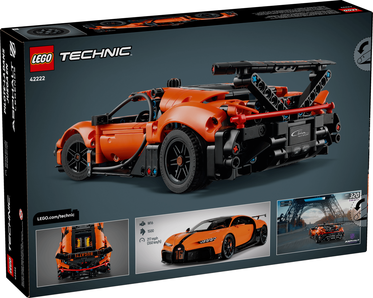 LEGO TECHNIC - Bugatti Chiron Pur Sport Hypercar - 42222