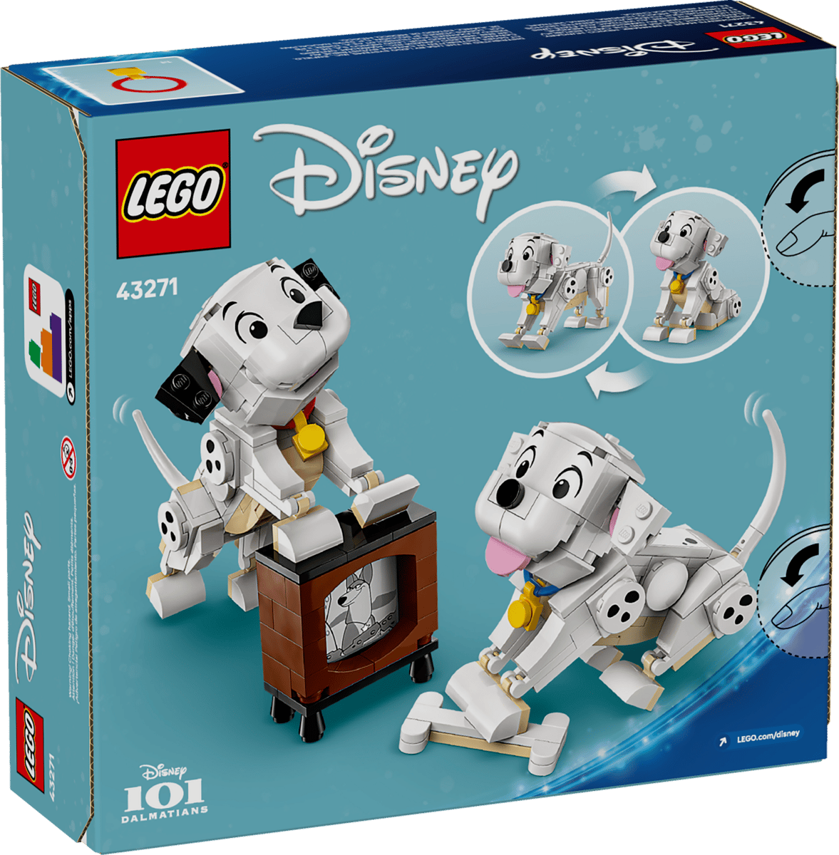 LEGO Disney - Lucky & Penny 101 Dalmatians Puppies - 43271
