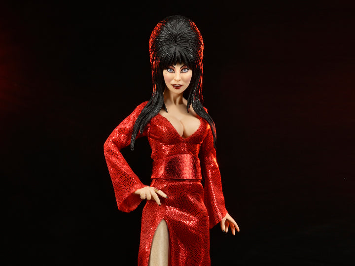 NECA - Elvira, Mistress of the Dark Elvira (Red, Fright, and Boo Ver.) Clothed Action Figure