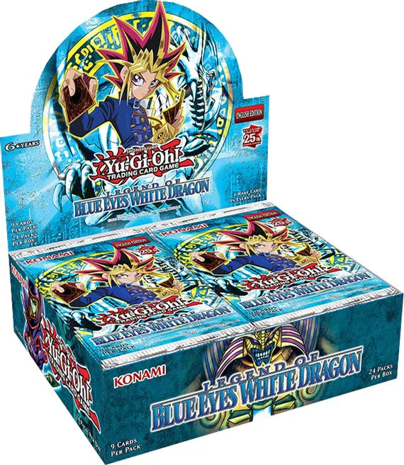 Yu-Gi-Oh! - Legend of Blue Eyes White Dragon Booster Box (25th Anniversary Edition) -(LOB-EN)