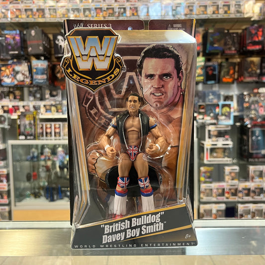 WWE WRESTLING LEGENDS - "BRITISH BULLDOG" DAVEY BOY SMITH - SERIES 3 - 2010