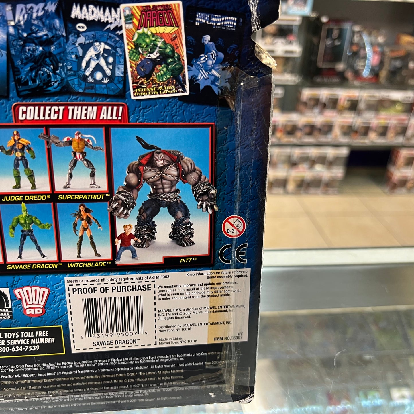 Legendary Comic Book Heroes - Savage Dragon - Pitt Series (2007) - Action Figure