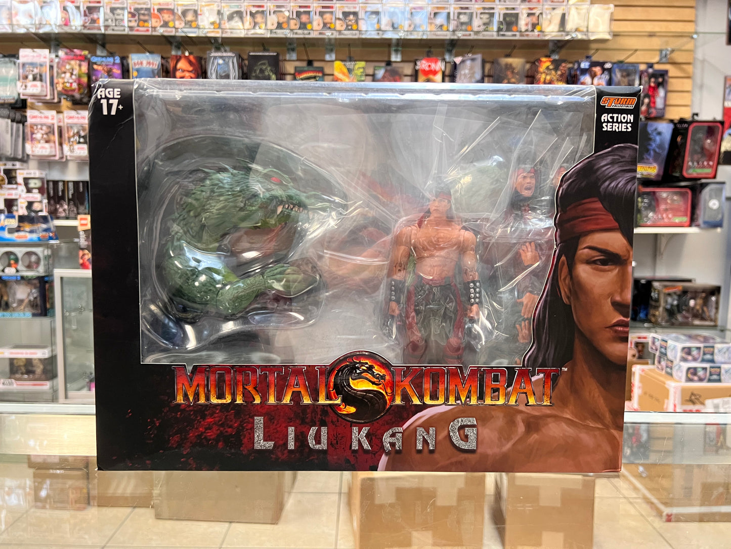 Storm Collectibles - Mortal Kombat VS Series Liu Kang and Dragon 1/12 Scale Action Figure Set (OPEN BOX)