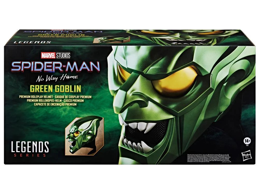 Spider-Man: No Way Home Marvel Legends Green Goblin 1:1 Scale Wearable Helmet