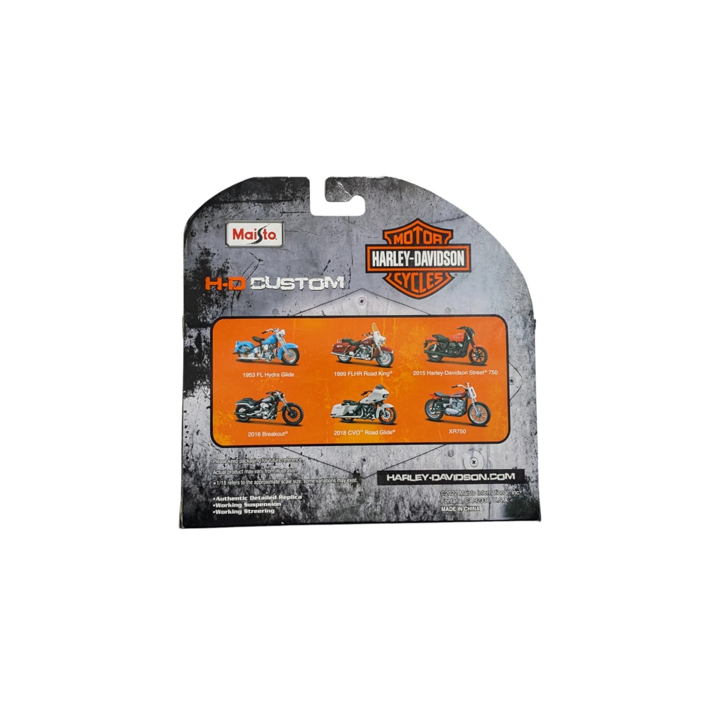 Maisto Motorcycles - 2015 Harley-Davidson Street 750 Motorcycle (1:18 scale) 2021