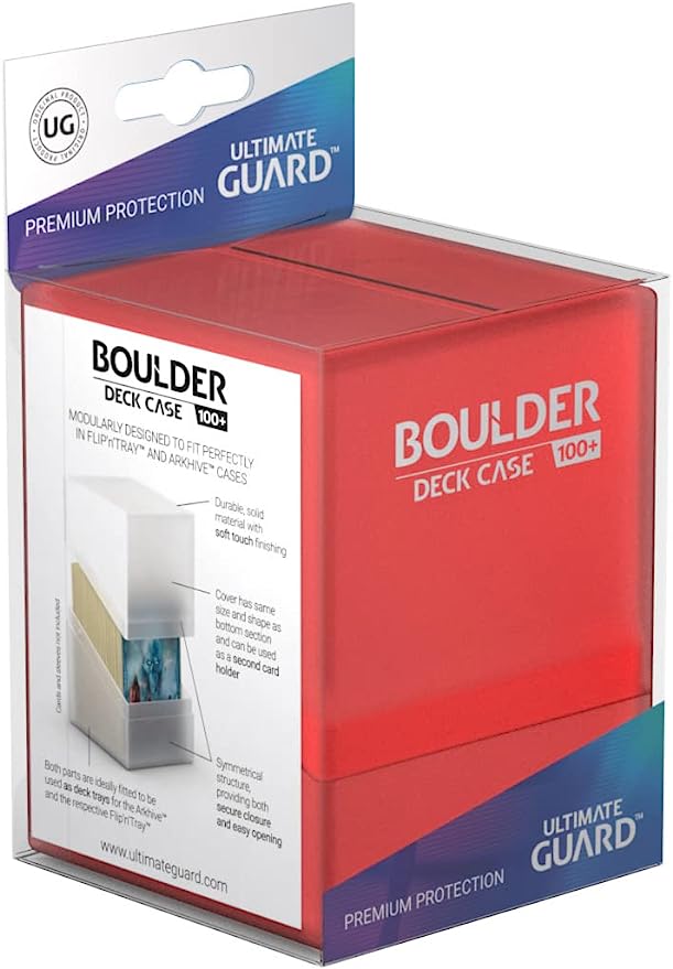 Ultimate Guard Boulder 100+ Deck Case Ruby