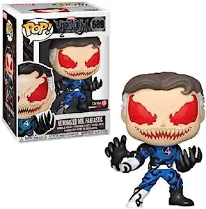 Funko Pop! Marvel Venomized Mr. Fantastic Exclusive Figure - 689 - Metallic