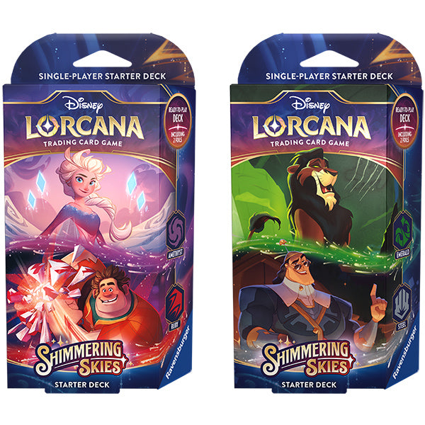 Disney Lorcana - Shimmering Skies - Starter Deck (YOU CHOOSE)