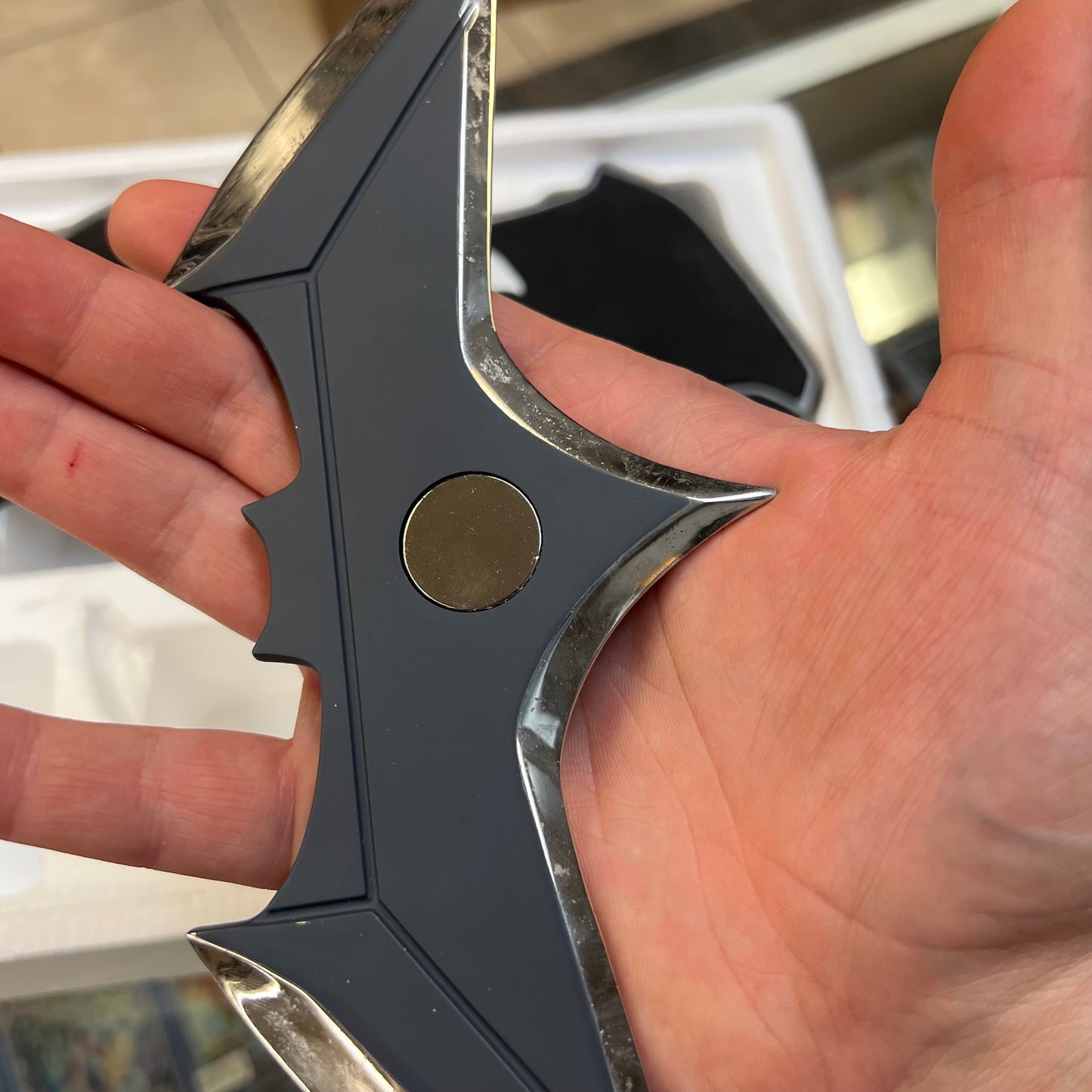 QMx - Batman Batarang 1:1 Scale Replica (Tarnish! OPEN!)