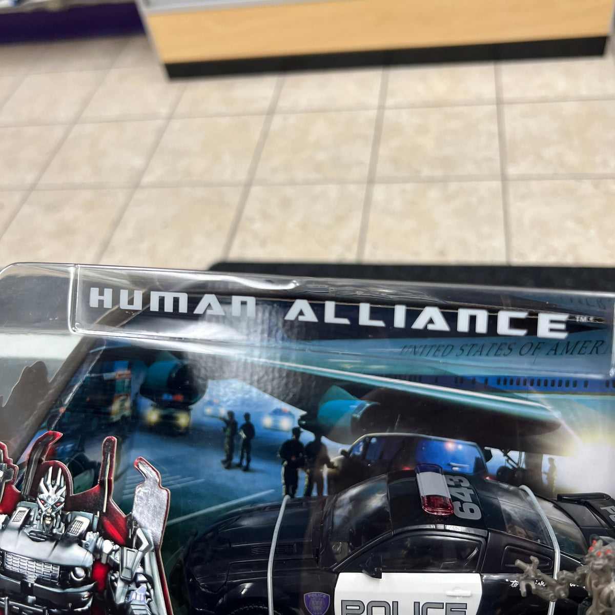 Transformers - Human Alliance - Barricade w/ Frenzy Figure Set - 2009
