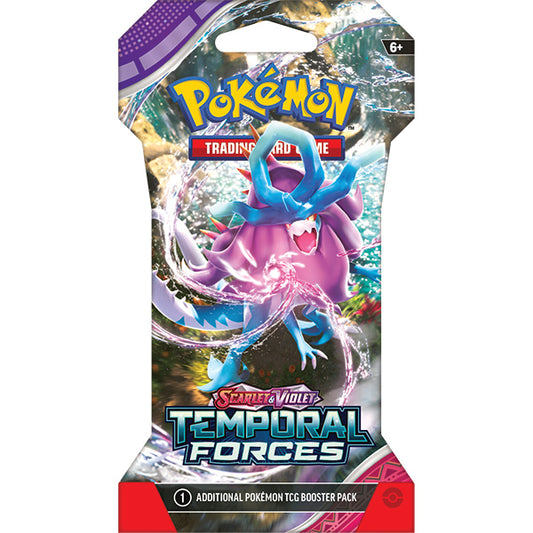 Pokémon TCG: Scarlet & Violet 05 Temporal Forces- Sleeved Booster Pack
