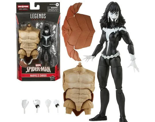 Spider-Man No Way Home Series Marvel Legends Marvel's Shriek 6-Inch Action Figure