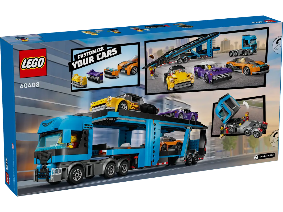 LEGO CITY - Car Transporter Truck with Sports Cars - 60408