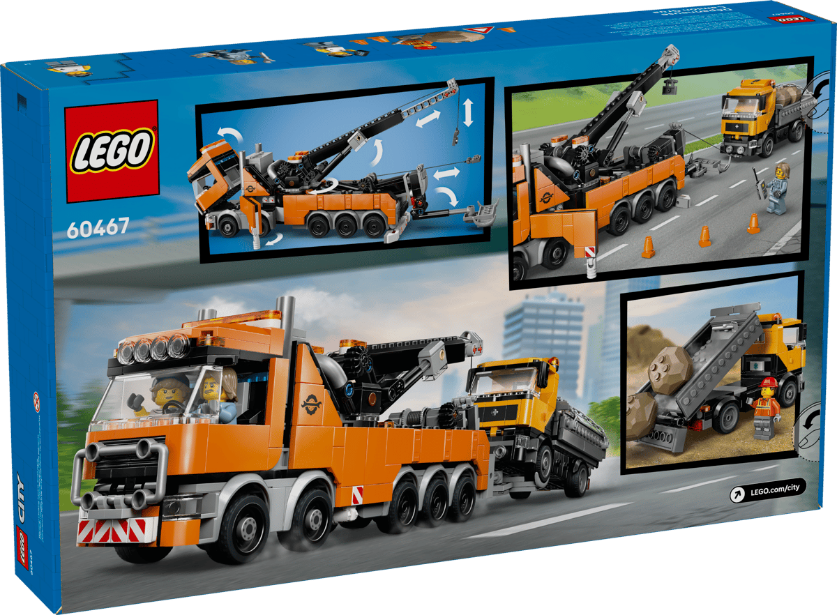 LEGO City - Heavy-Duty Recovery Tow Truck with Crane - 60467