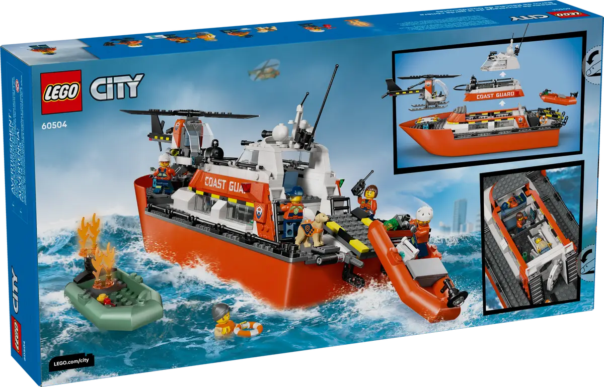 LEGO City - Coast Guard Rescue Boat & Helicopter - 60504