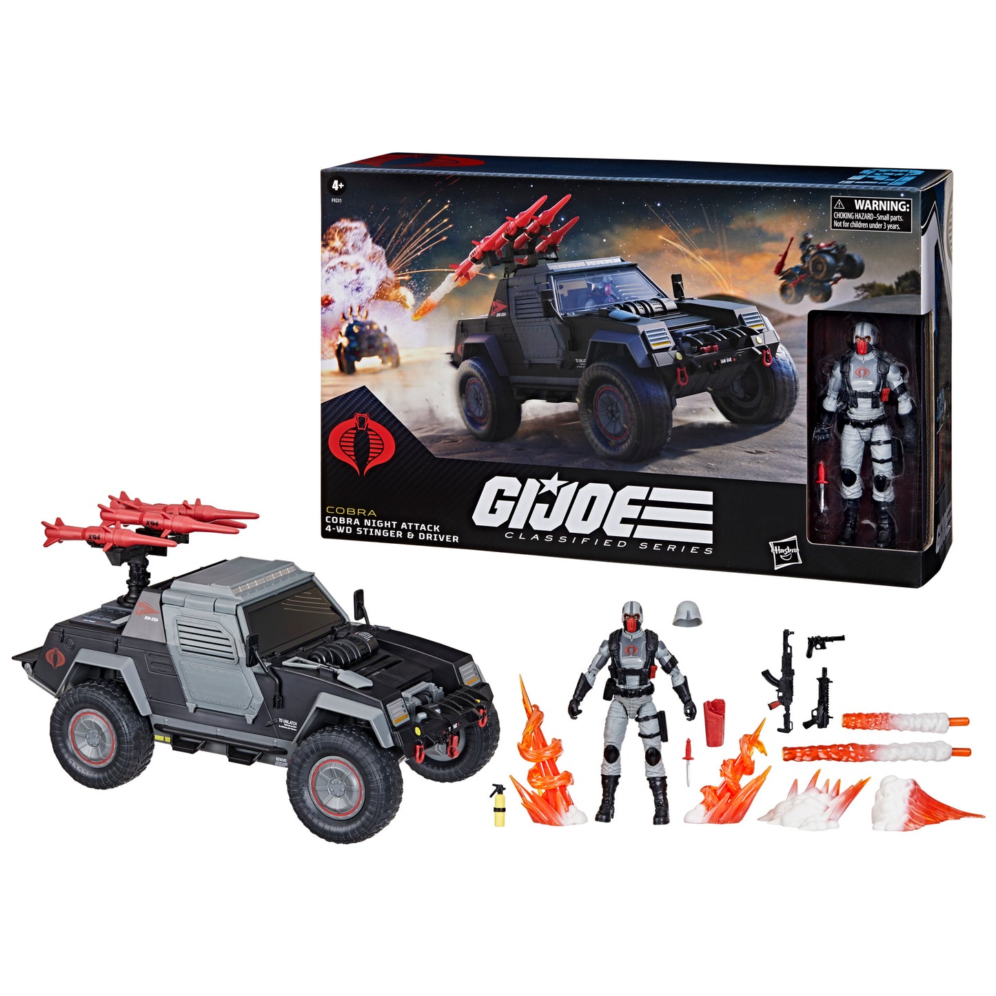 G.I. Joe Classified Series - Cobra Night Attack 4WD Stinger & Driver - 120