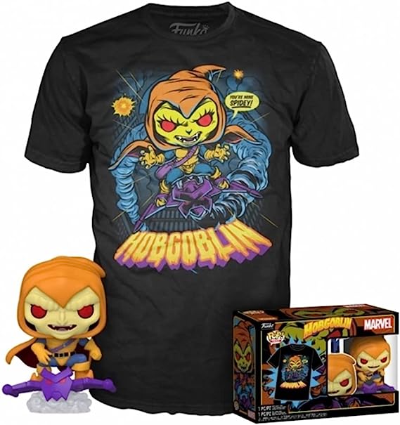 POP Funko Funko Animated Spider Man POP & Tee - Hobgoblin (GW) Target Exclusive - Size XL