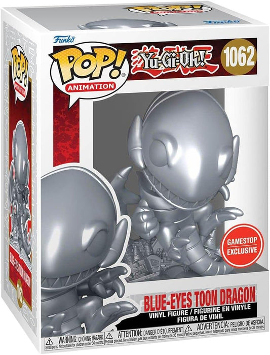 Funko POP! Yu-Gi-Oh! Blue Eyes Toon Dragon Vinyl Figure (Gamestop 1062)