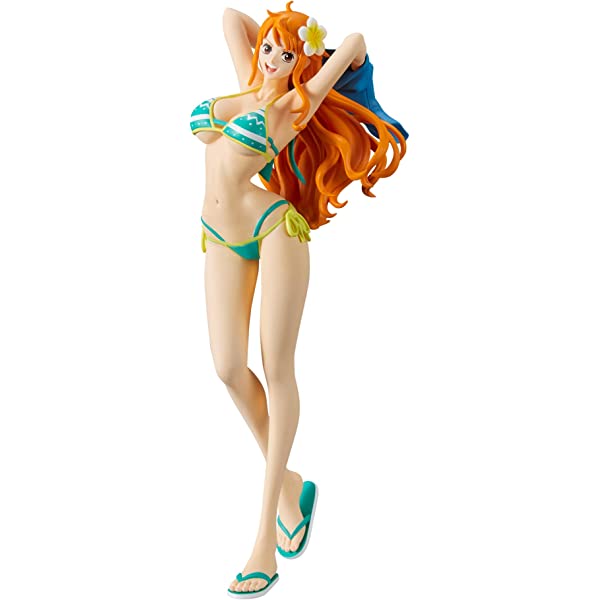 Bandai - Banpresto - One Piece - Grandline Girls on Vacation - Nami - Green Bikini
