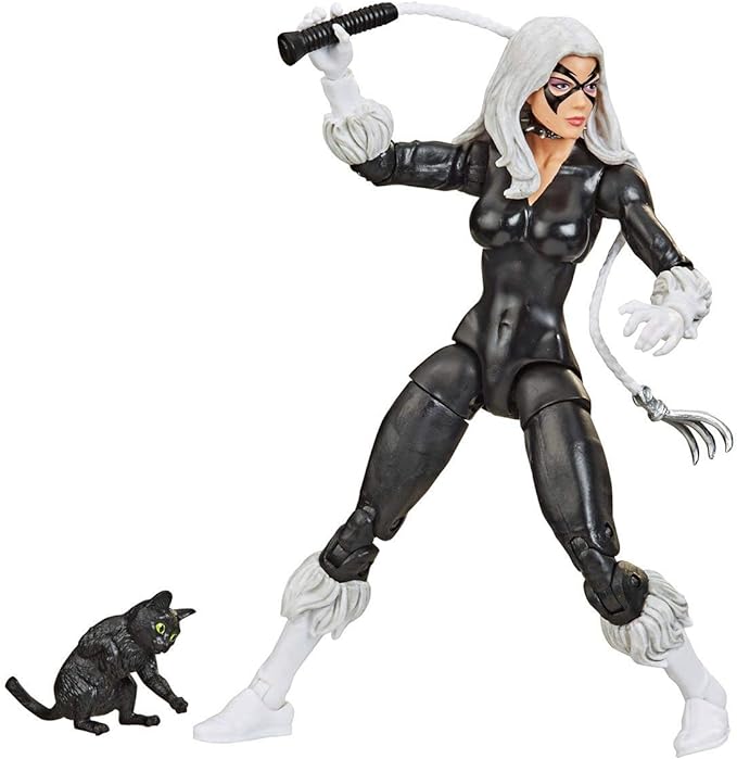 Marvel Legends Retro 6 Inch Action Figure Spider-Man - Black Cat Marvel