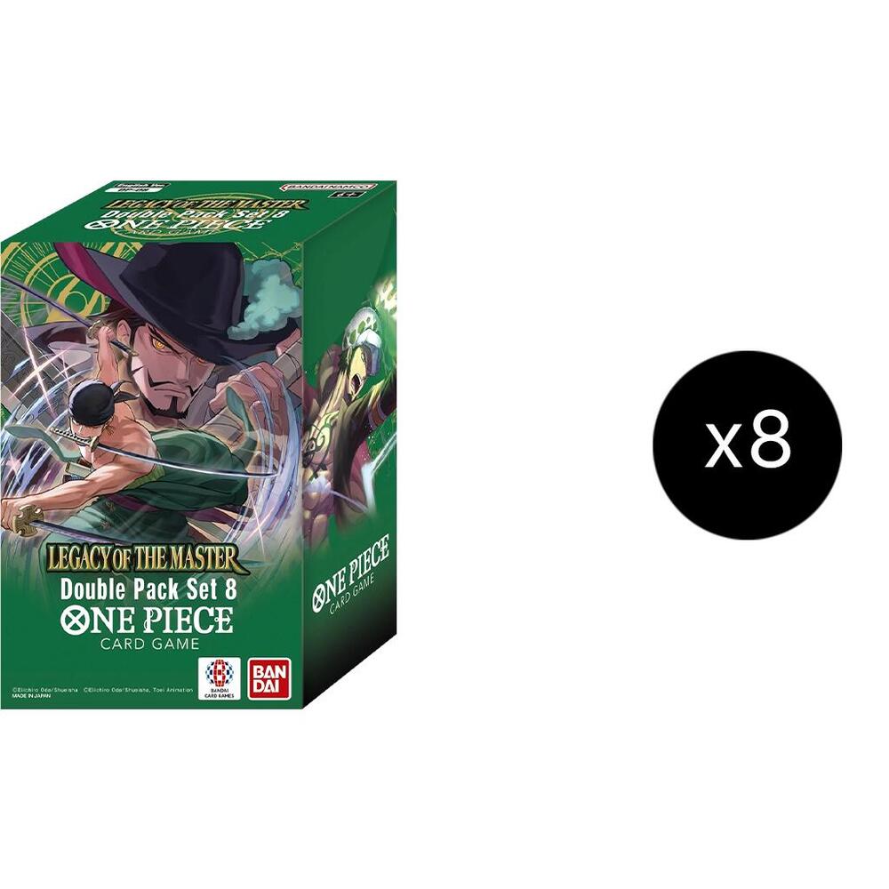 One Piece TCG: Double Pack Set Vol. 8 Display - Legacy of the Master (OP12) (SEALED)