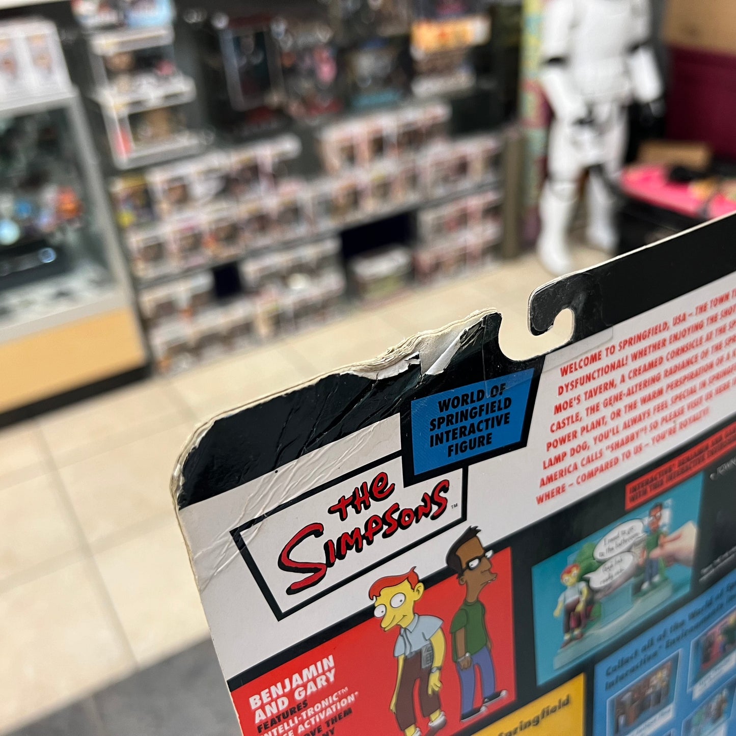 Playmates - The Simpsons World of Springfield - Benjamin and Gary - Interactive Figures - 2004 - Series #16