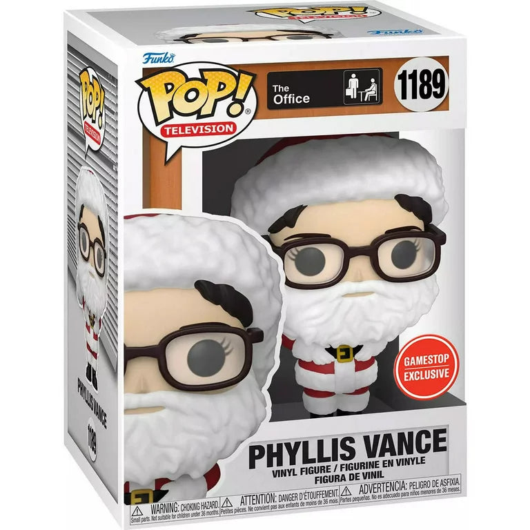 Funko Pop! Television - The Office - Phyllis Vance - 1189 (Santa)