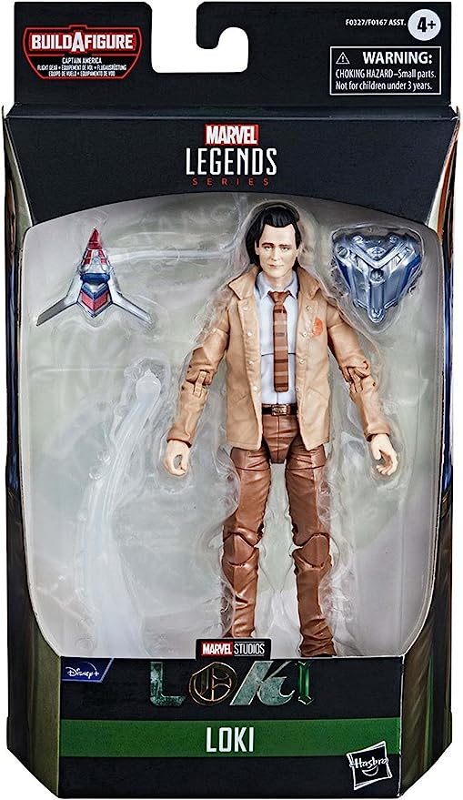 Marvel Legends Series Avengers 6-inch Action Figure Disney Plus Loki, 4 Build-a-Figure Pieces