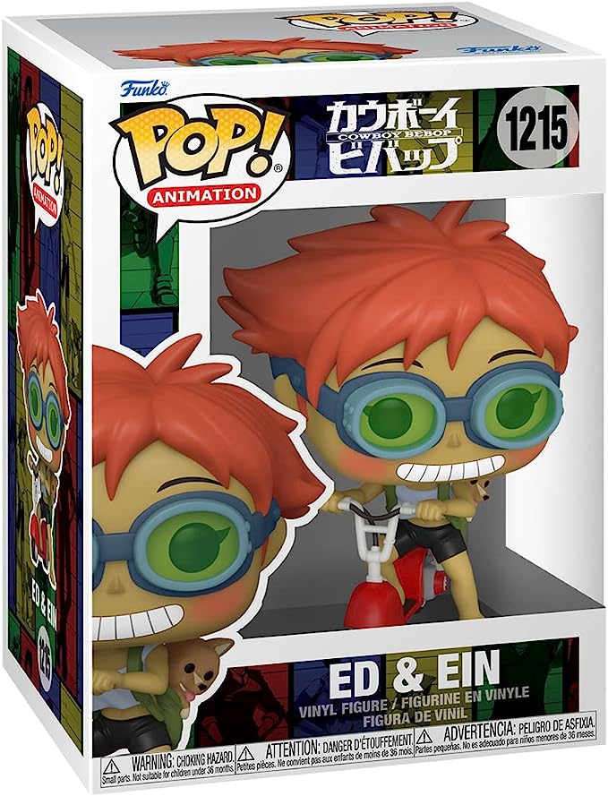 Funko Pop! Animation: Cowboy Bebop - Edward on Scooter with EIN - 1215