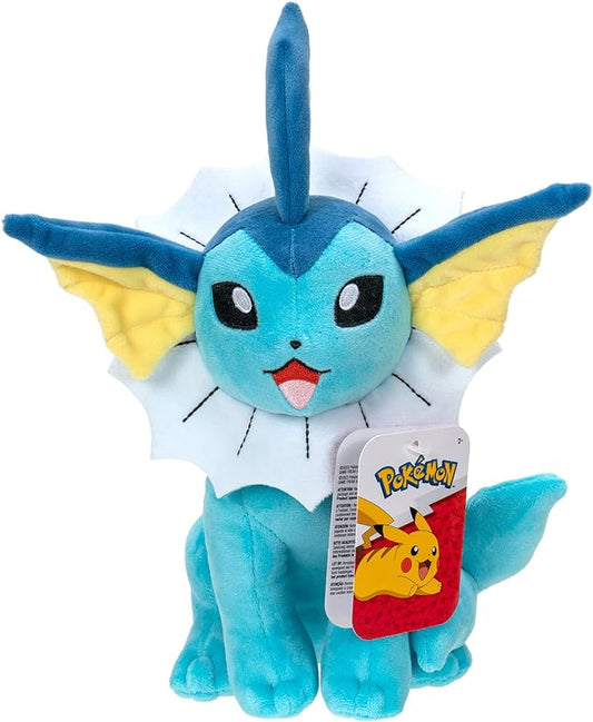 Pokémon Vaporeon - 8" Plush Stuffed Animal Toy - Officially Licensed - Jazwares