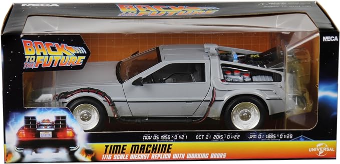 NECA - Back to The Future Die-Cast Vehicle Time Machine - 1/16