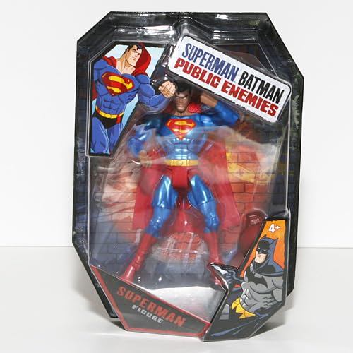 Superman Batman Public Enemies Superman Shiny Paint Variant 6 Inch Scale Action Figure