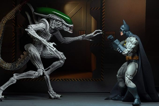 NECA - BATMAN VS ALIEN - 2 PACK - 2019 NYCC EXCLUSIVE