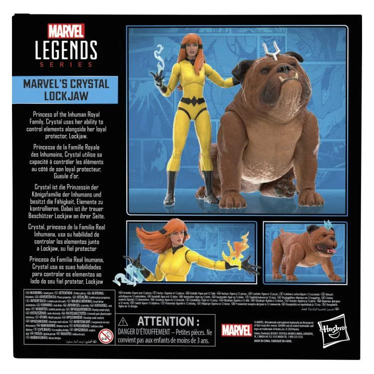 Marvel Legeneds - Inhumans Lockjaw and Marvel's Crystal Action Figure Two-Pack