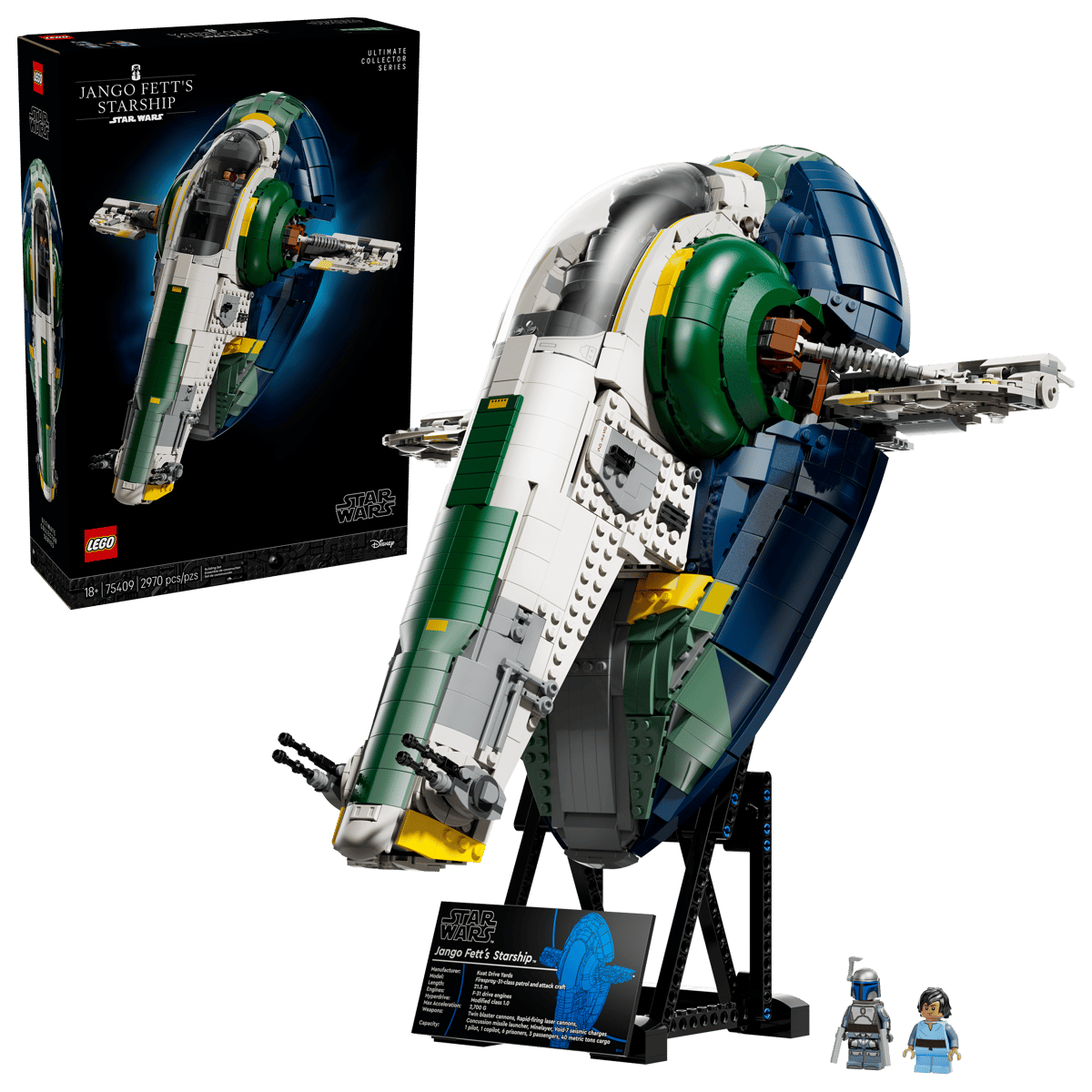 LEGO Star Wars - Jango Fett's Firespray-Class Starship - 75409