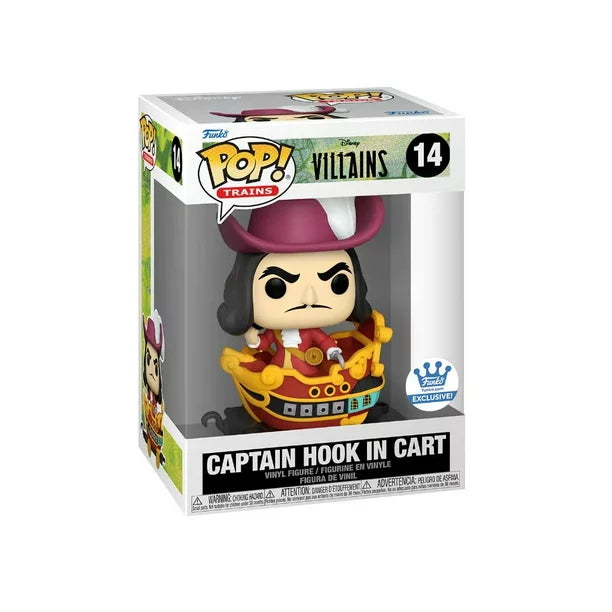 Funko Pop! Disney - Trains - Villains - Captain Hook in Cart - 14 - Funko Shop Exclusive